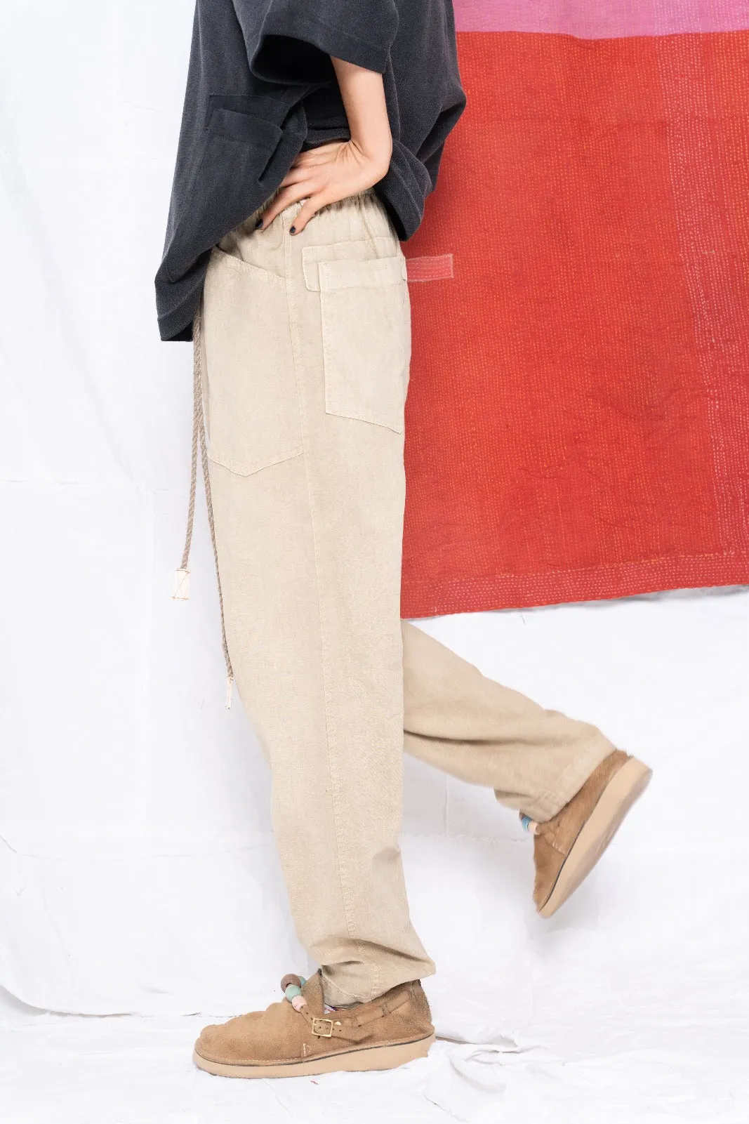 P38 Hemp & Organic Cotton Sunfaded Khaki