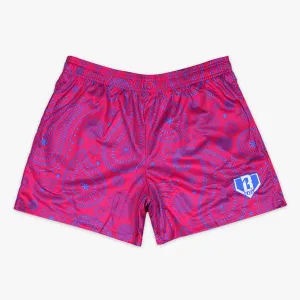 Paisley Shorts - Pink/Blue