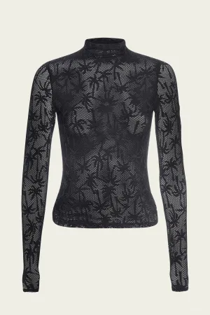 Palm Beach Palm Top in Black