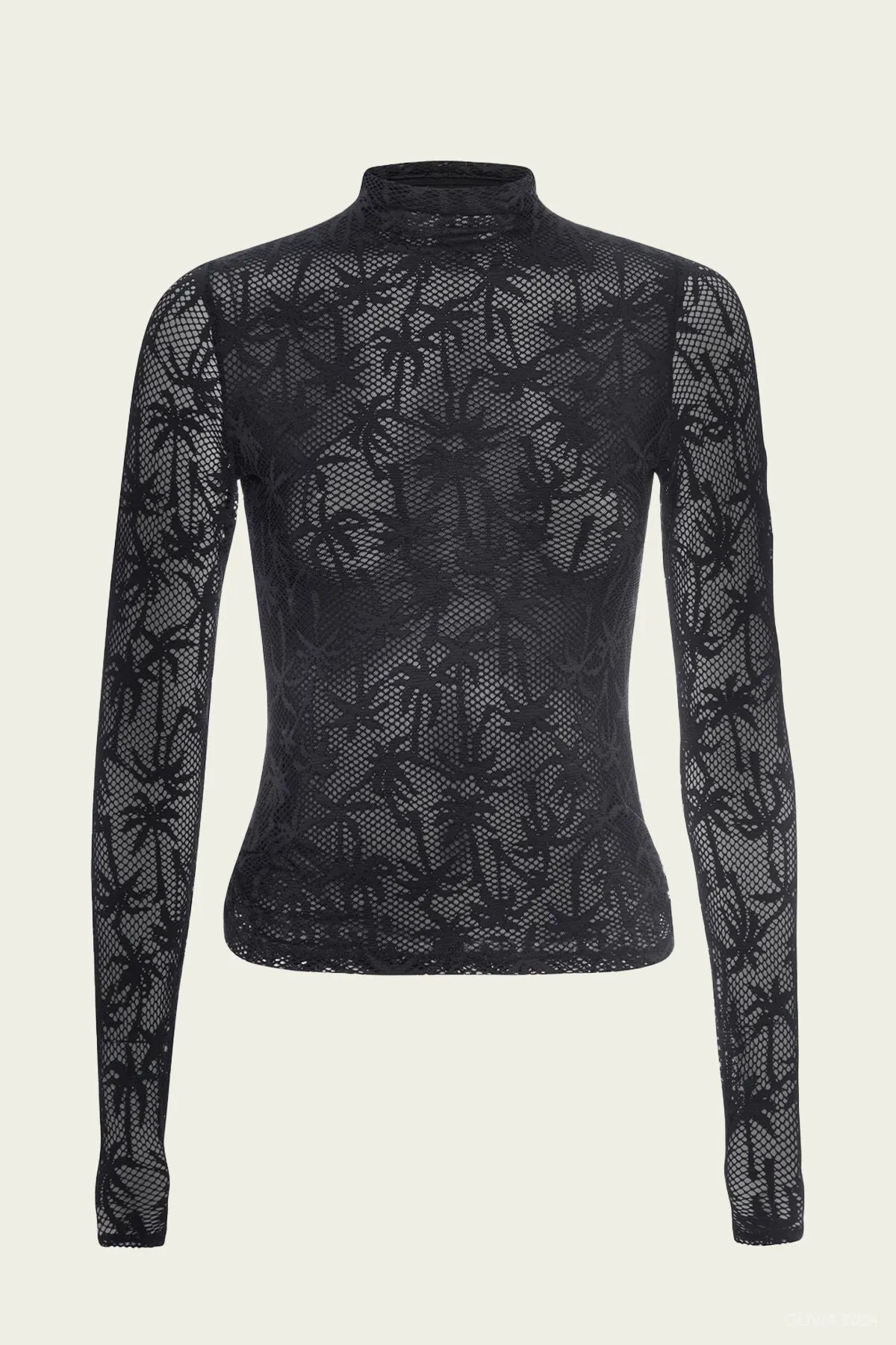 Palm Beach Palm Top in Black