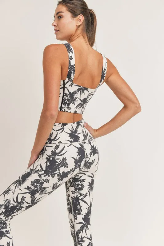 Palm Beach Print Leggings