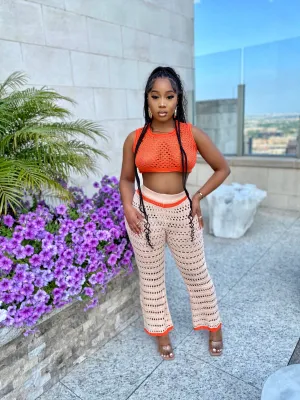 Palm beach set orange