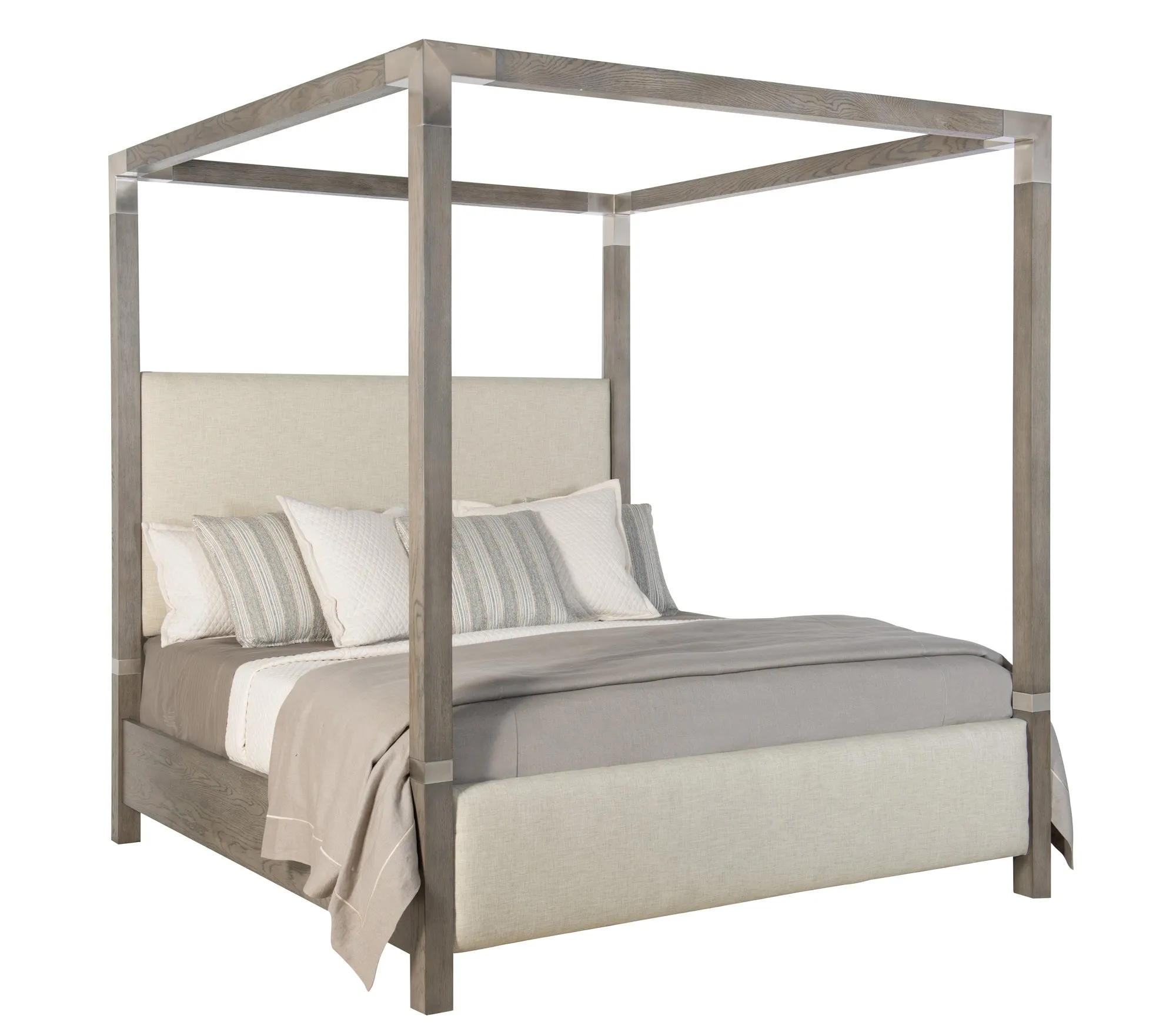 Palma Upholstered Canopy Bed - King