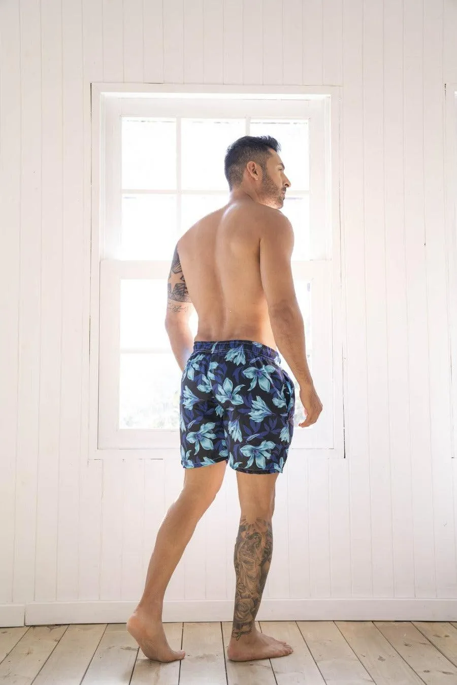 Pantaloneta de Hombre | Men's Swim Trunks Quick Dry Shorts with Pockets