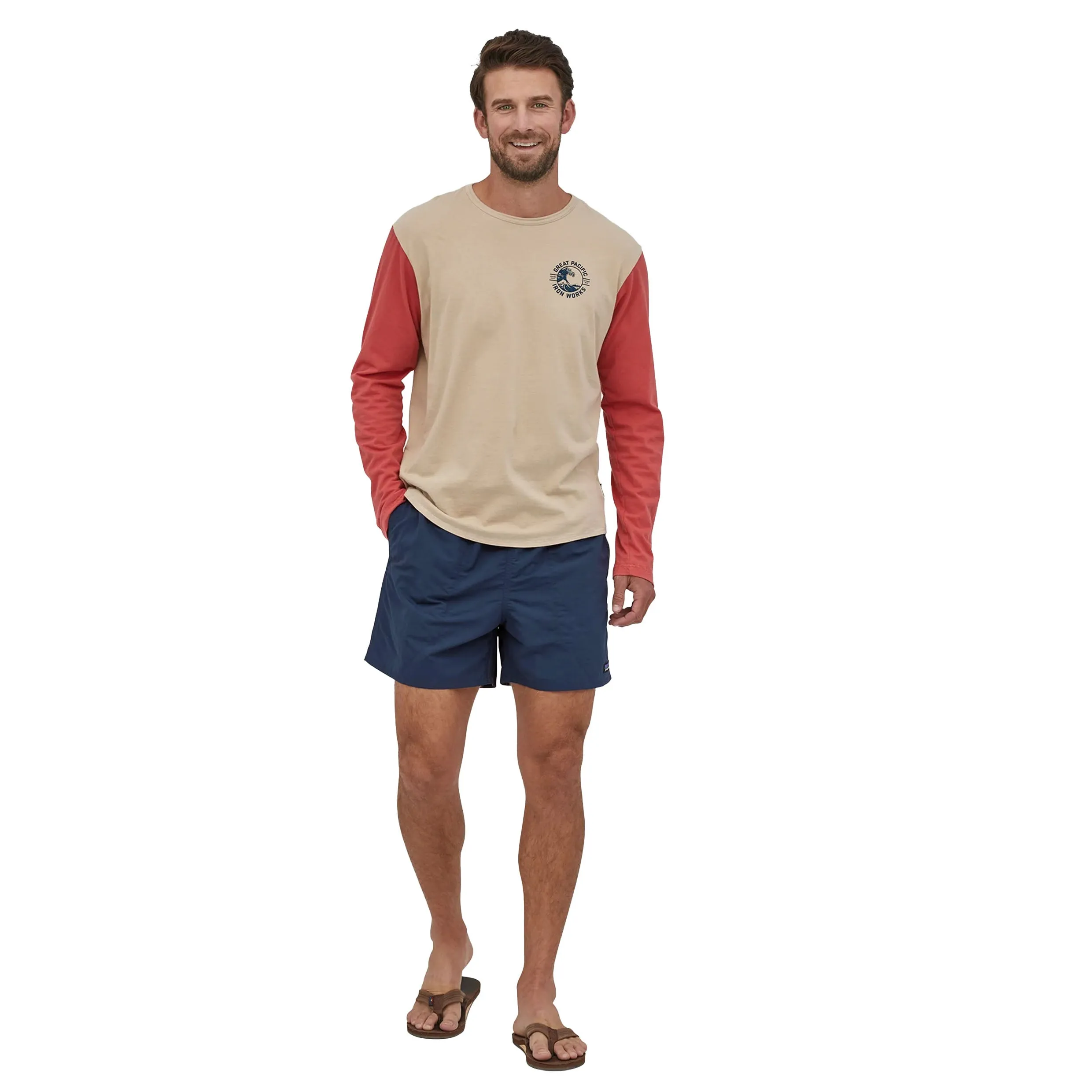 PATAGONIA MENS BAGGIE SHORTS 5 INCH SHORT TIDE POOL BLUE
