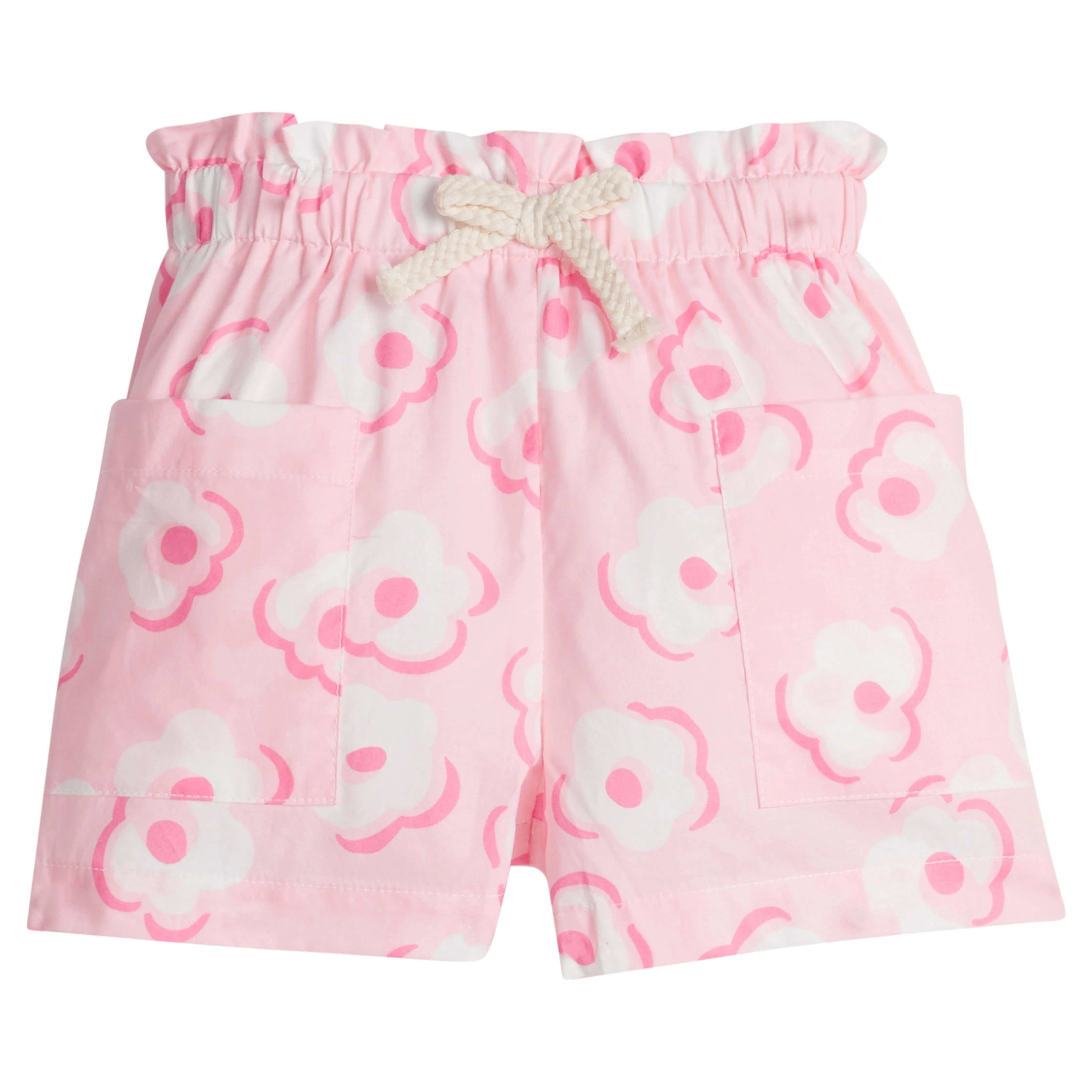 Patch Pocket Shorts - Marshmallow Floral