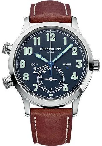 Patek Philippe 42mm Men Grand Complications Watch Blue Dial 5524G