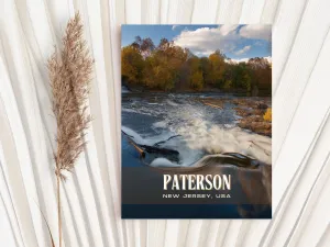 Paterson Retro Wall Art, New Jersey, USA