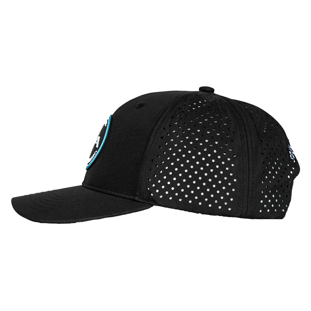 Performance Snapback | Blue Crest | Black PreOrder