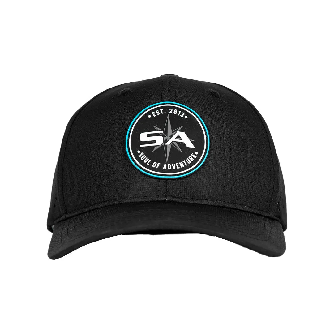 Performance Snapback | Blue Crest | Black PreOrder