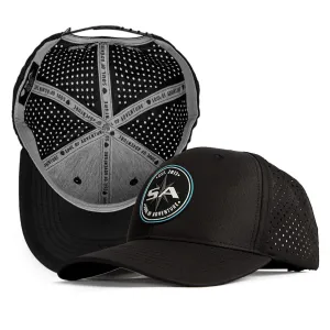 Performance Snapback | Blue Crest | Black PreOrder