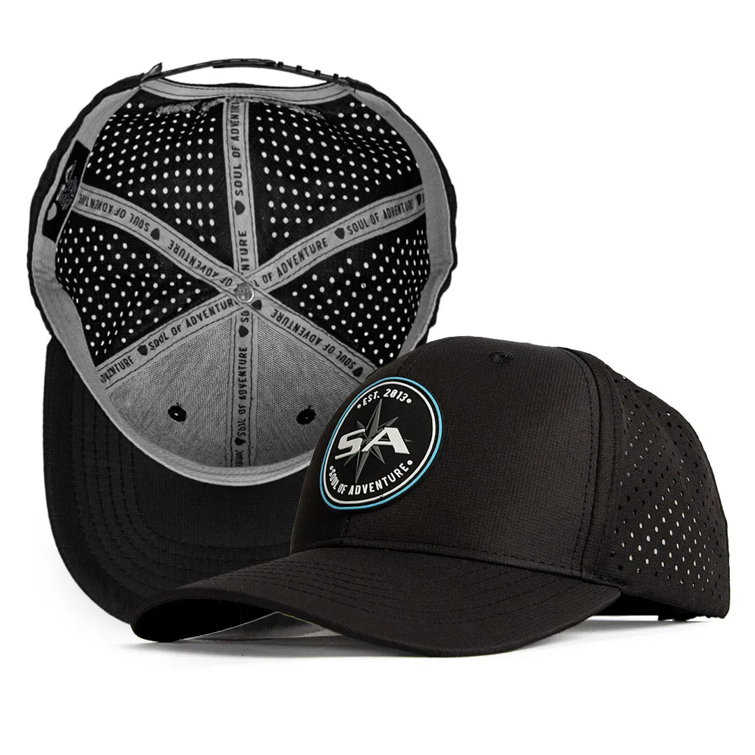 Performance Snapback | Blue Crest | Black PreOrder