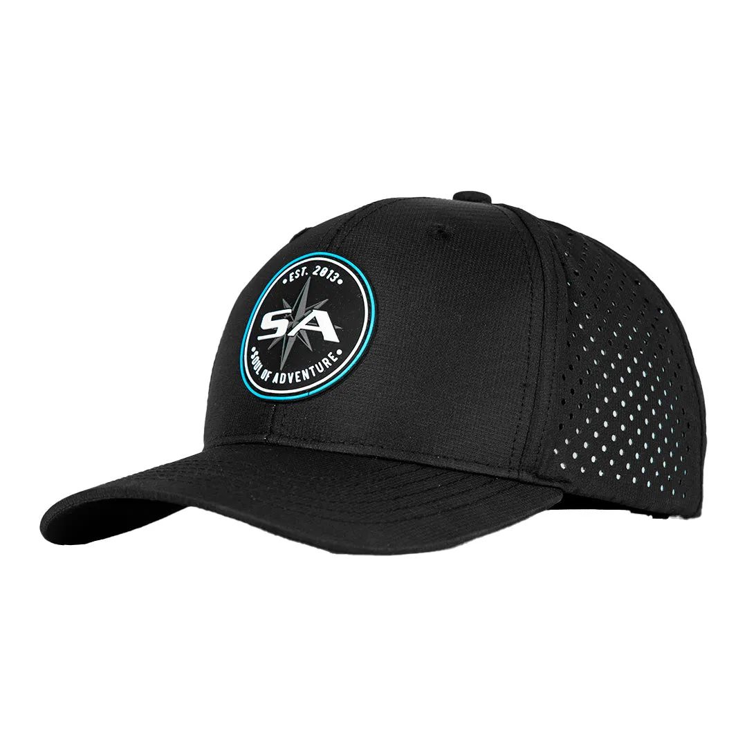 Performance Snapback | Blue Crest | Black PreOrder