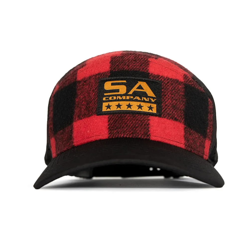 Performance Snapback | Felt Lumberjack Red PreOrder
