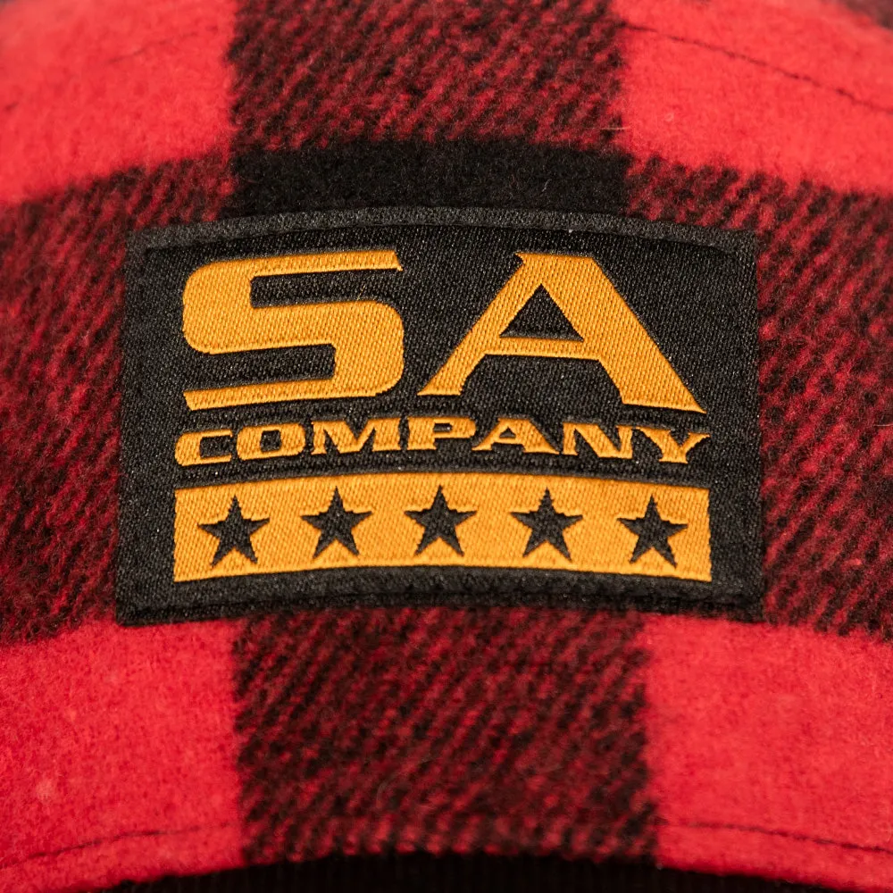 Performance Snapback | Felt Lumberjack Red PreOrder