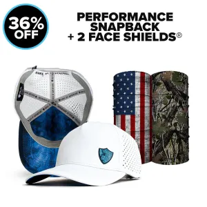 PERFORMANCE SNAPBACKS   2 FACE SHIELDS®