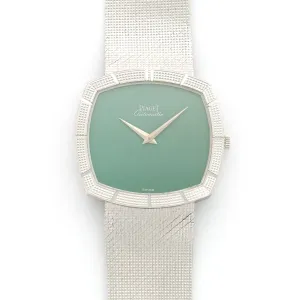 Piaget White Gold Bracelet Watch
