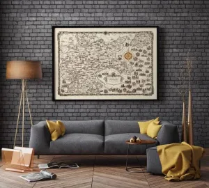 Pictorial Map of Germany 1935| Vintage Map Print