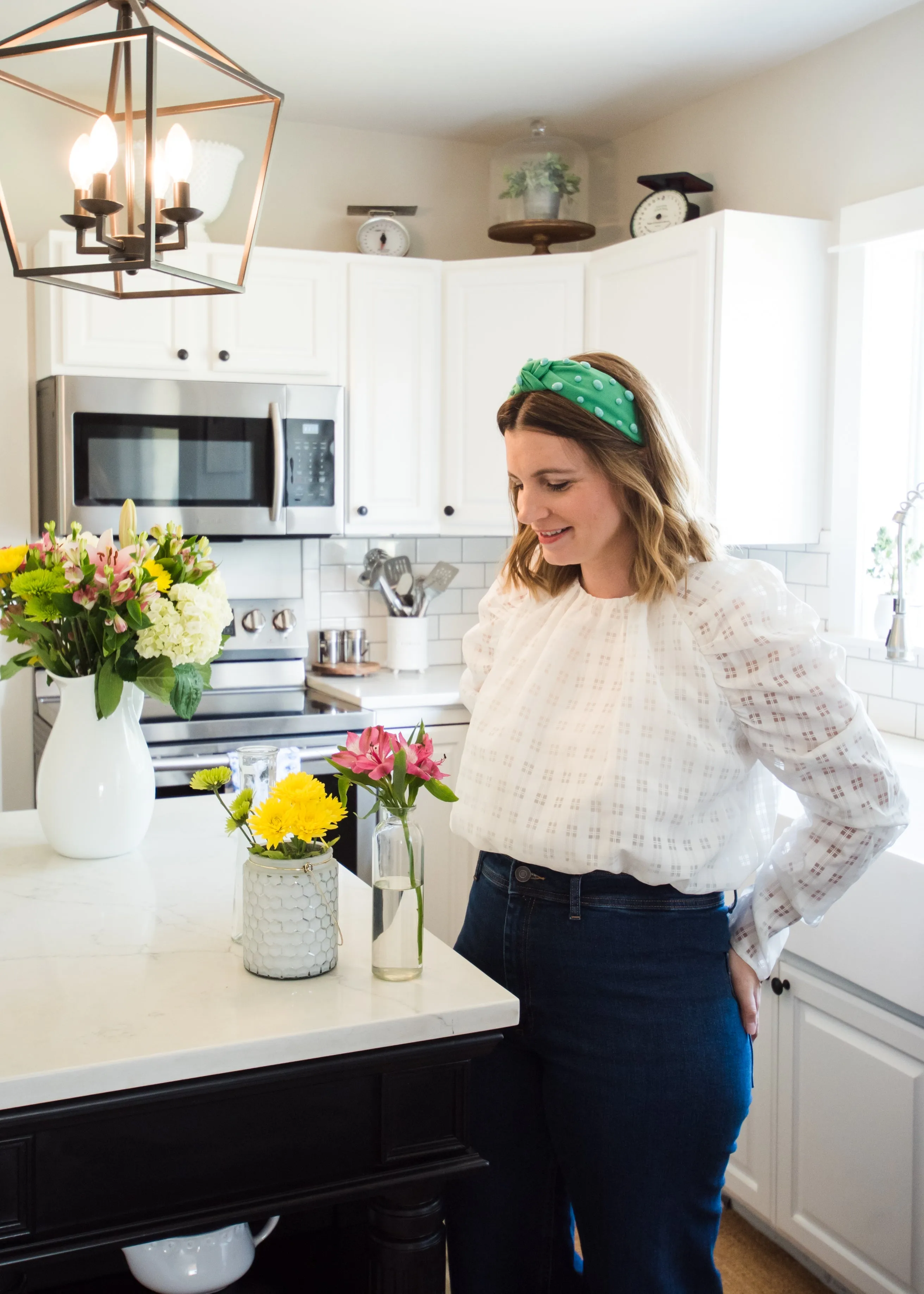 Pop the Bubbly! White Bubble Blouse