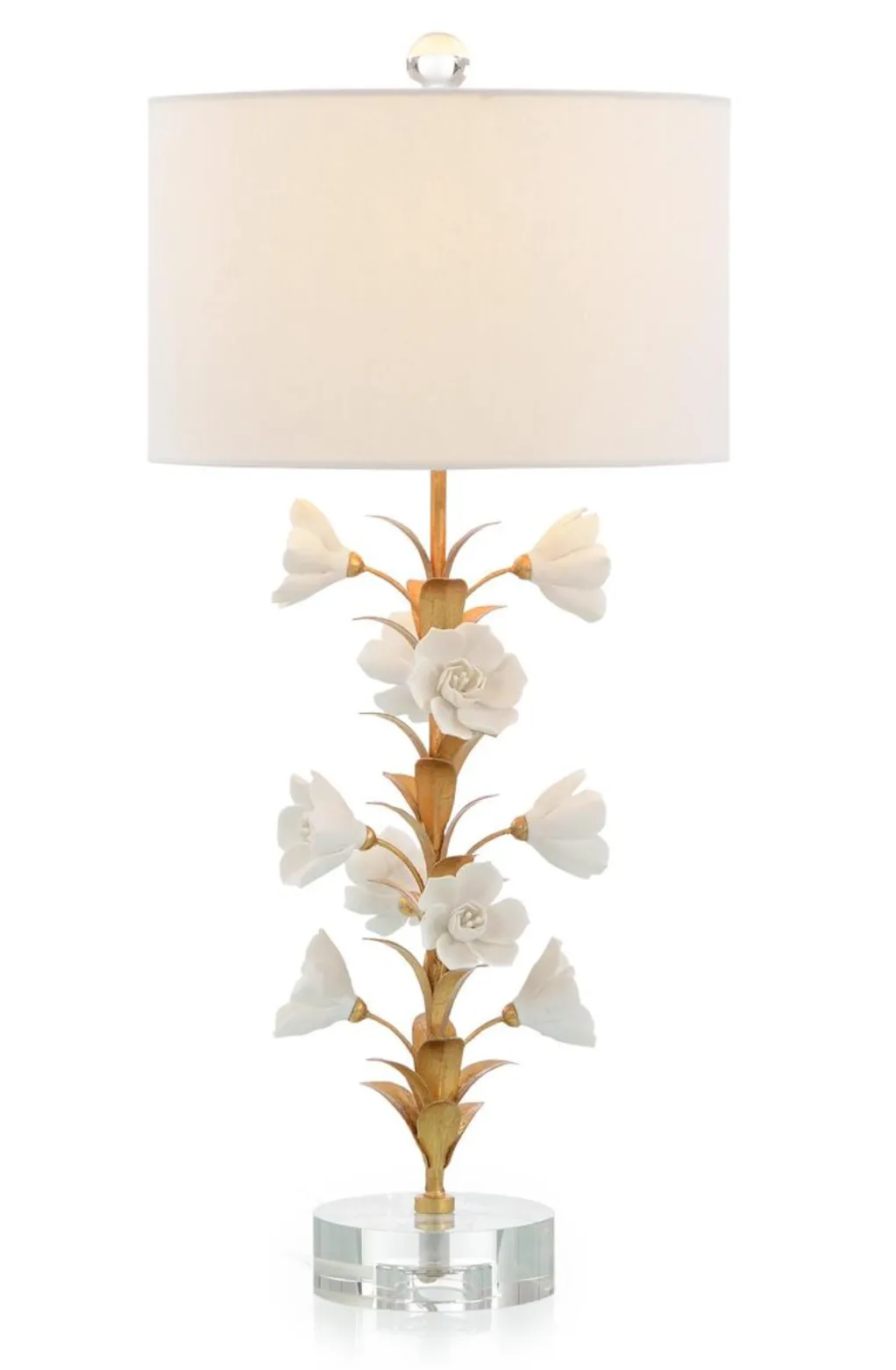 PORCELAIN FLOWER TABLE LAMP