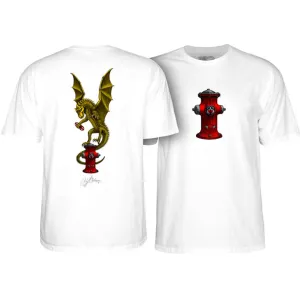 Powell Peralta Anderson Vajra Tee White Large ONLY