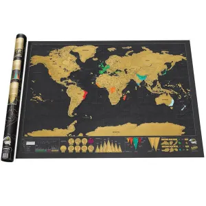 Premium Black Edition - Scratch Off Travel Map™