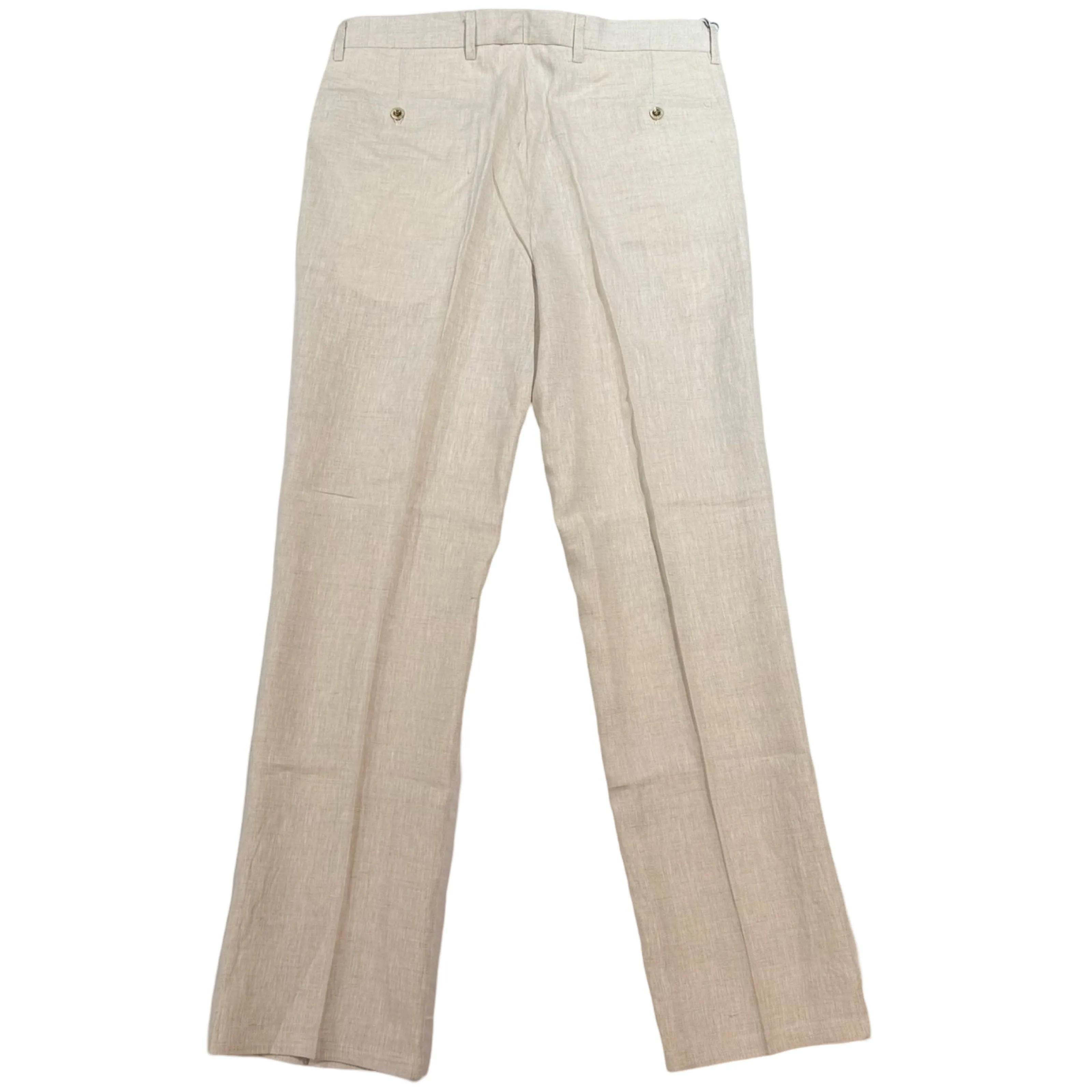 Prestige Oatmeal Linen Dress Pants