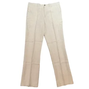 Prestige Oatmeal Linen Dress Pants