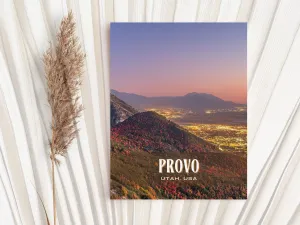 Provo Retro Wall Art, Utah, USA
