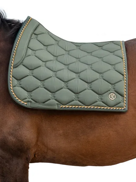 PS of Sweden Vintage green Signature Dressage saddlepad