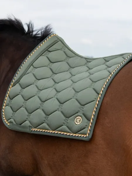 PS of Sweden Vintage green Signature Dressage saddlepad