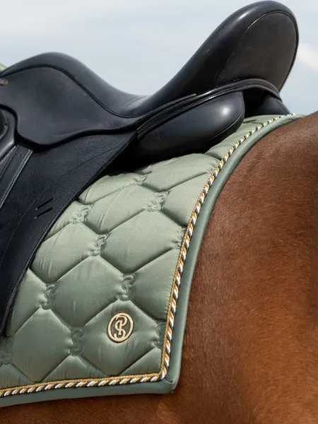 PS of Sweden Vintage green Signature Dressage saddlepad