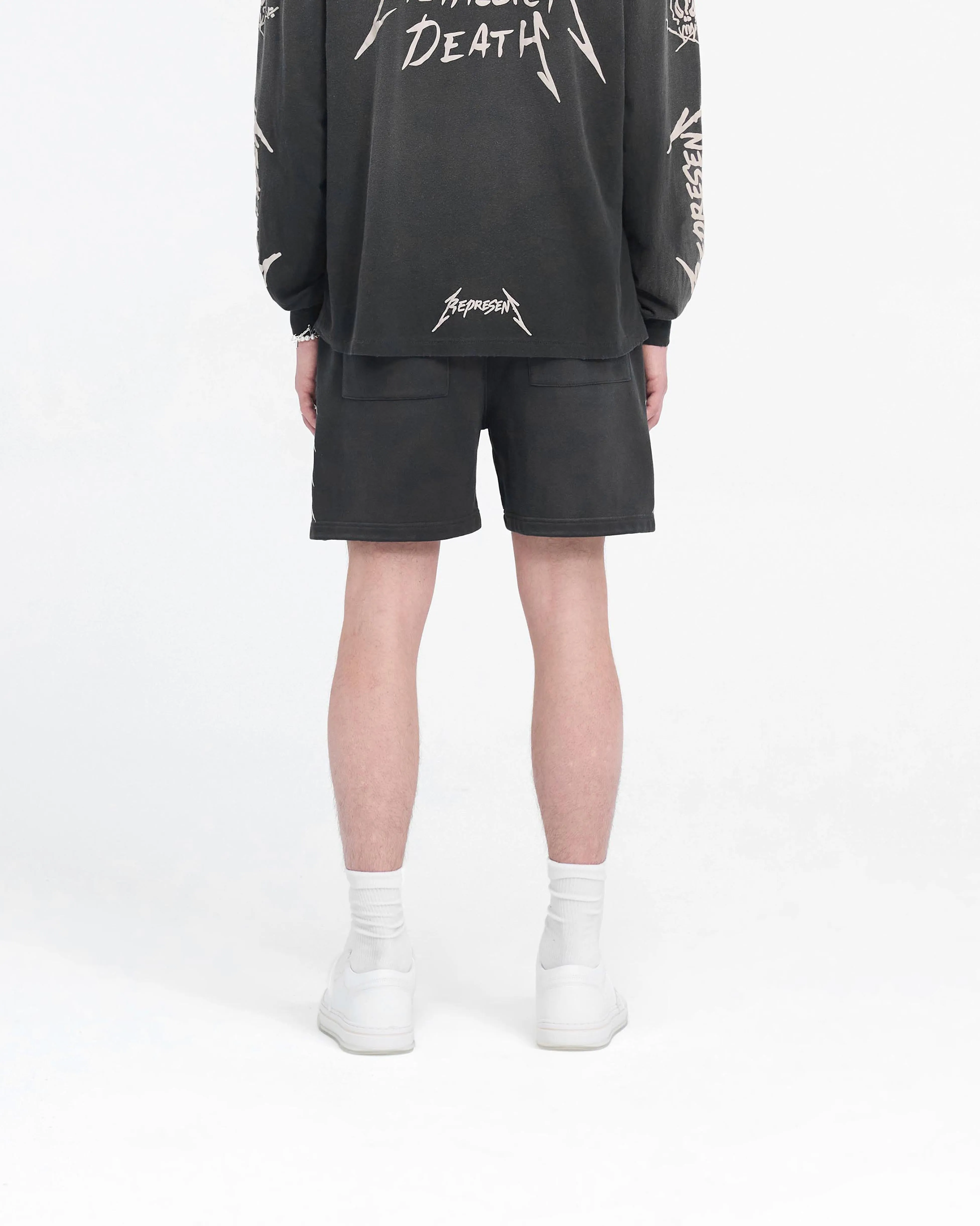 Represent X Metallica Local Crew Short - Stained Black