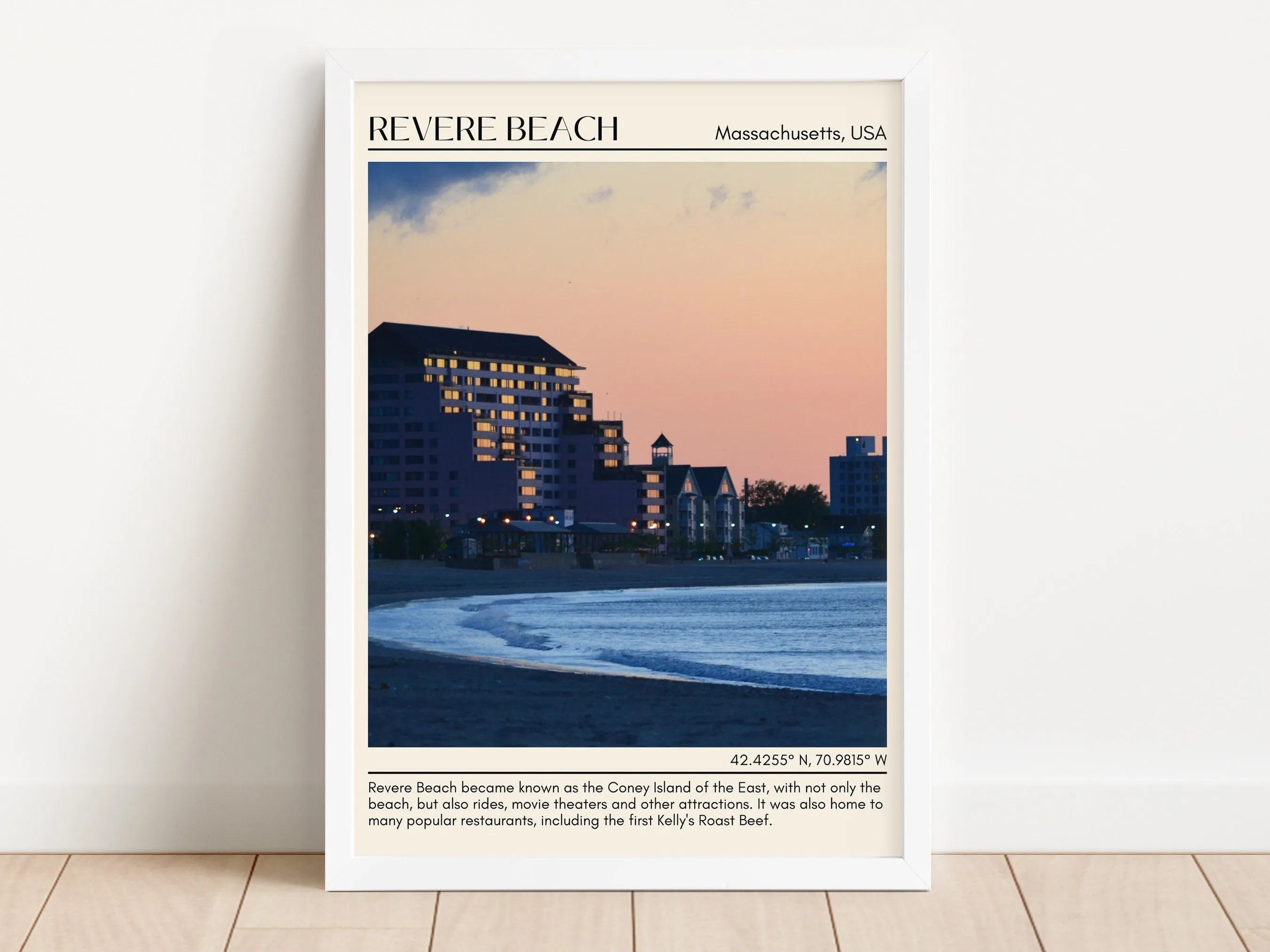 Revere Beach Wall Canvas, USA