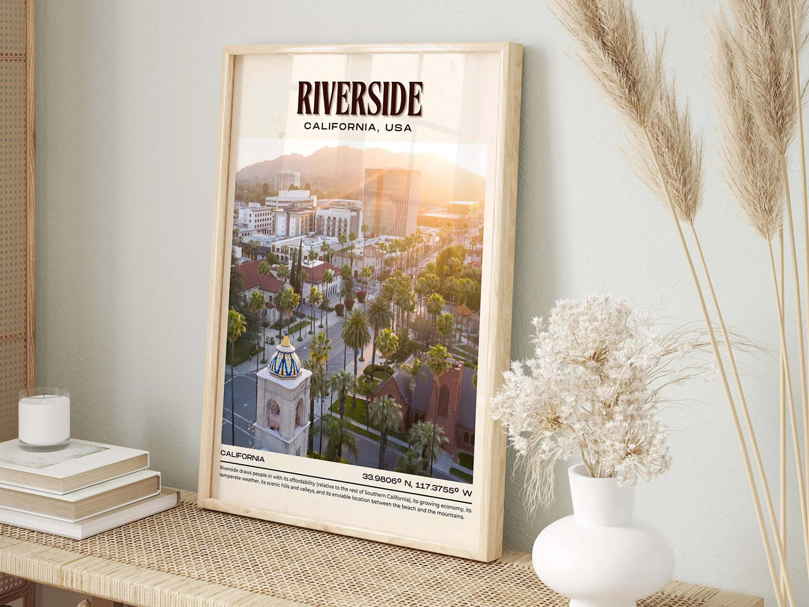 Riverside Print, California, USA