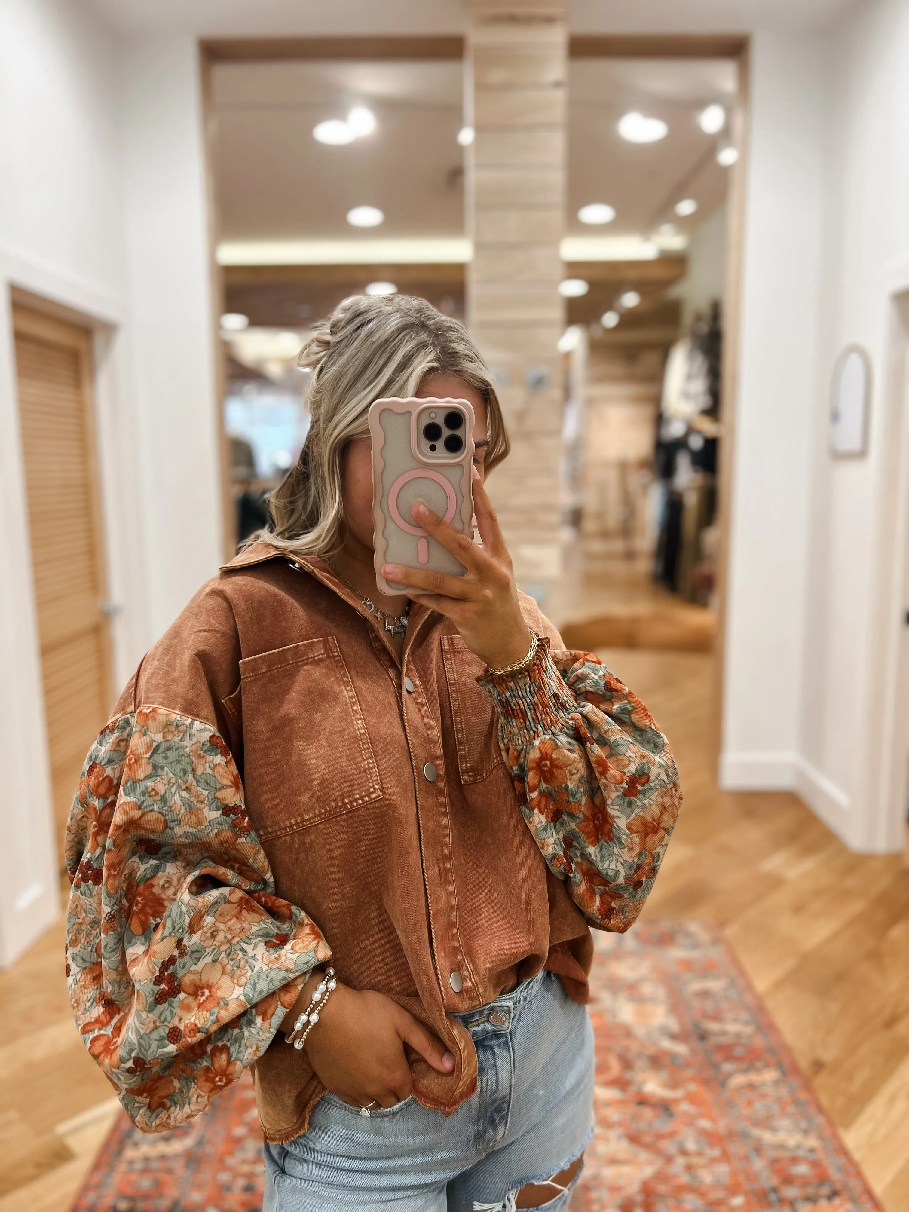 Rust and Roses Jacket