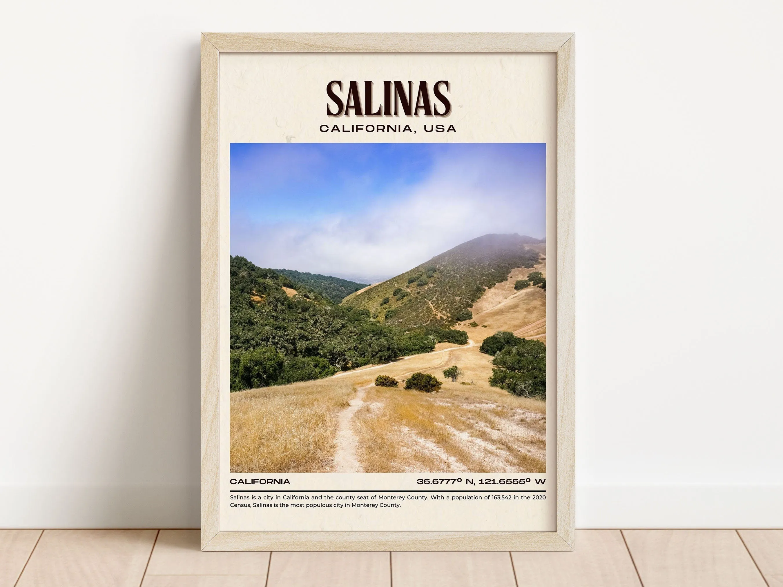 Salinas Vintage Wall Art, California, USA