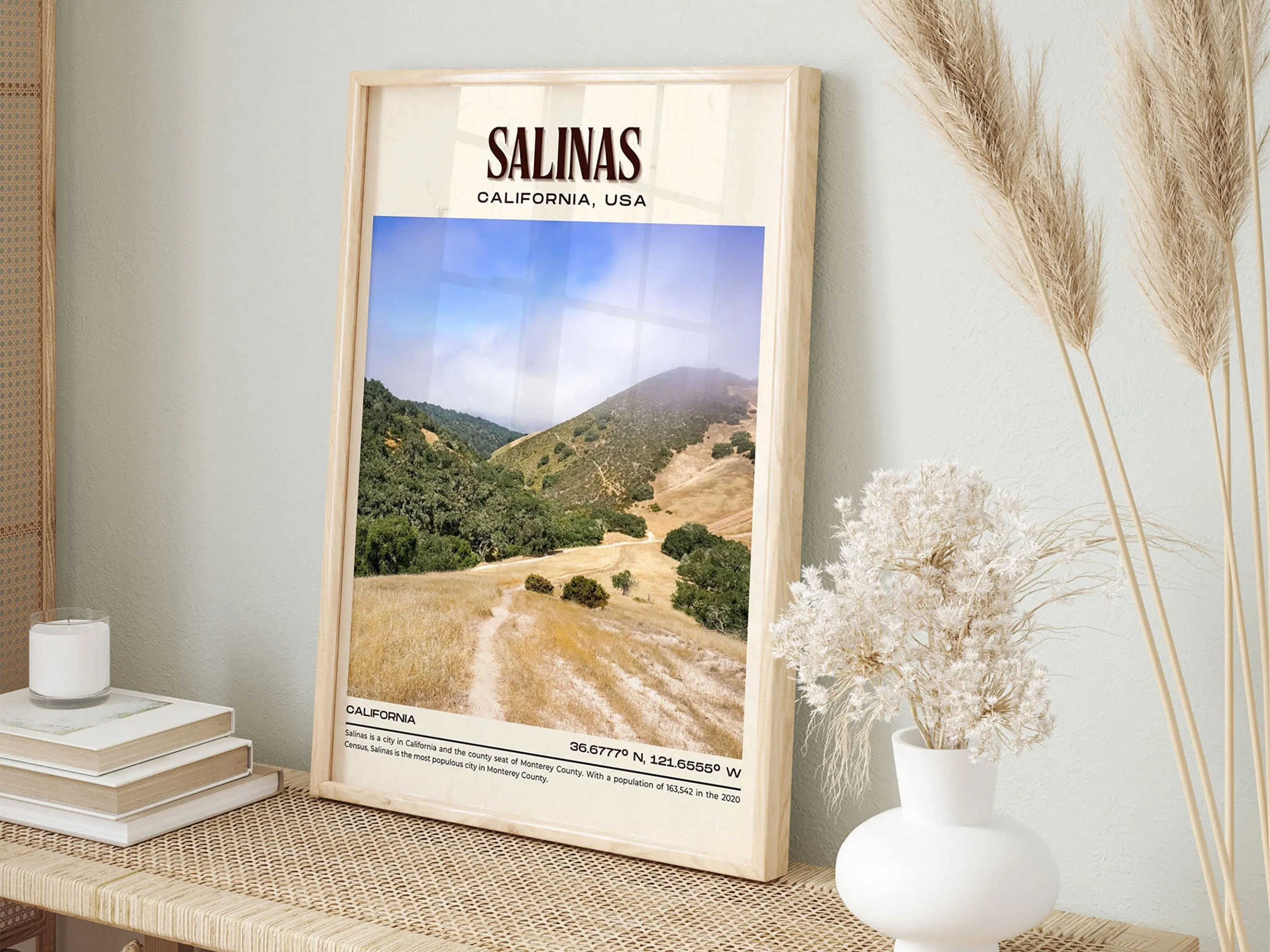 Salinas Vintage Wall Art, California, USA