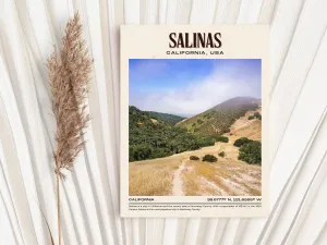 Salinas Vintage Wall Art, California, USA