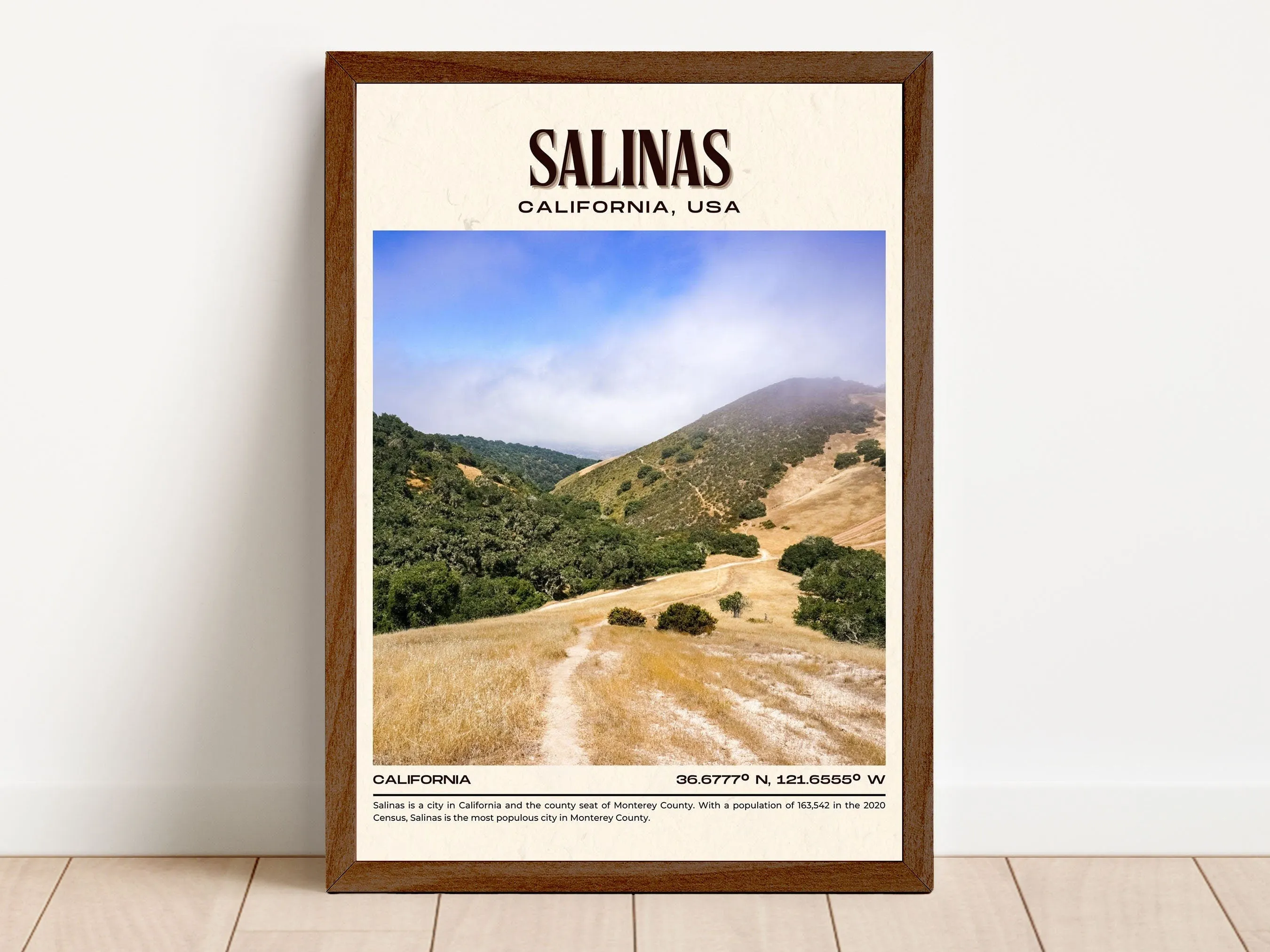 Salinas Vintage Wall Art, California, USA