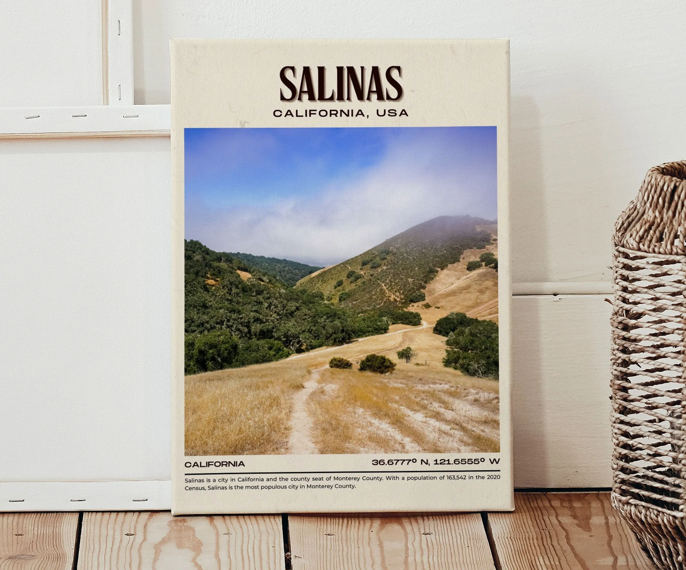 Salinas Vintage Wall Art, California, USA