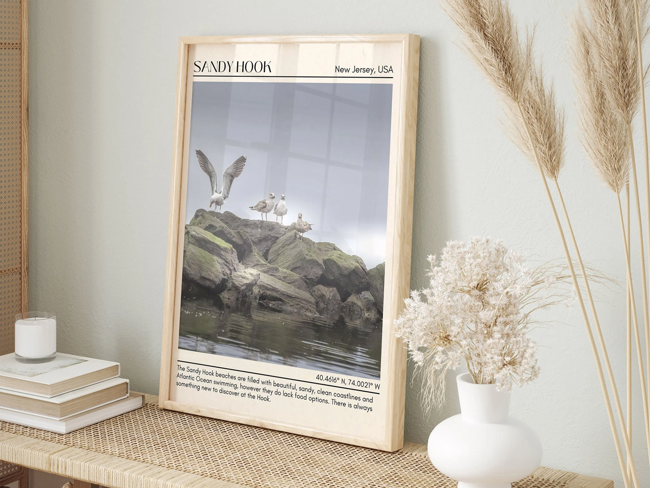 Sandy Hook (Highlands) Wall Canvas, USA
