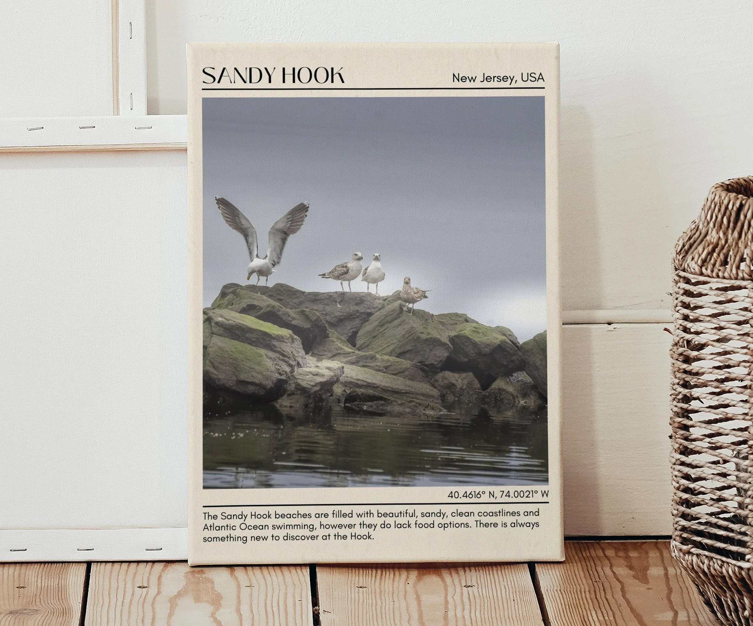 Sandy Hook (Highlands) Wall Canvas, USA
