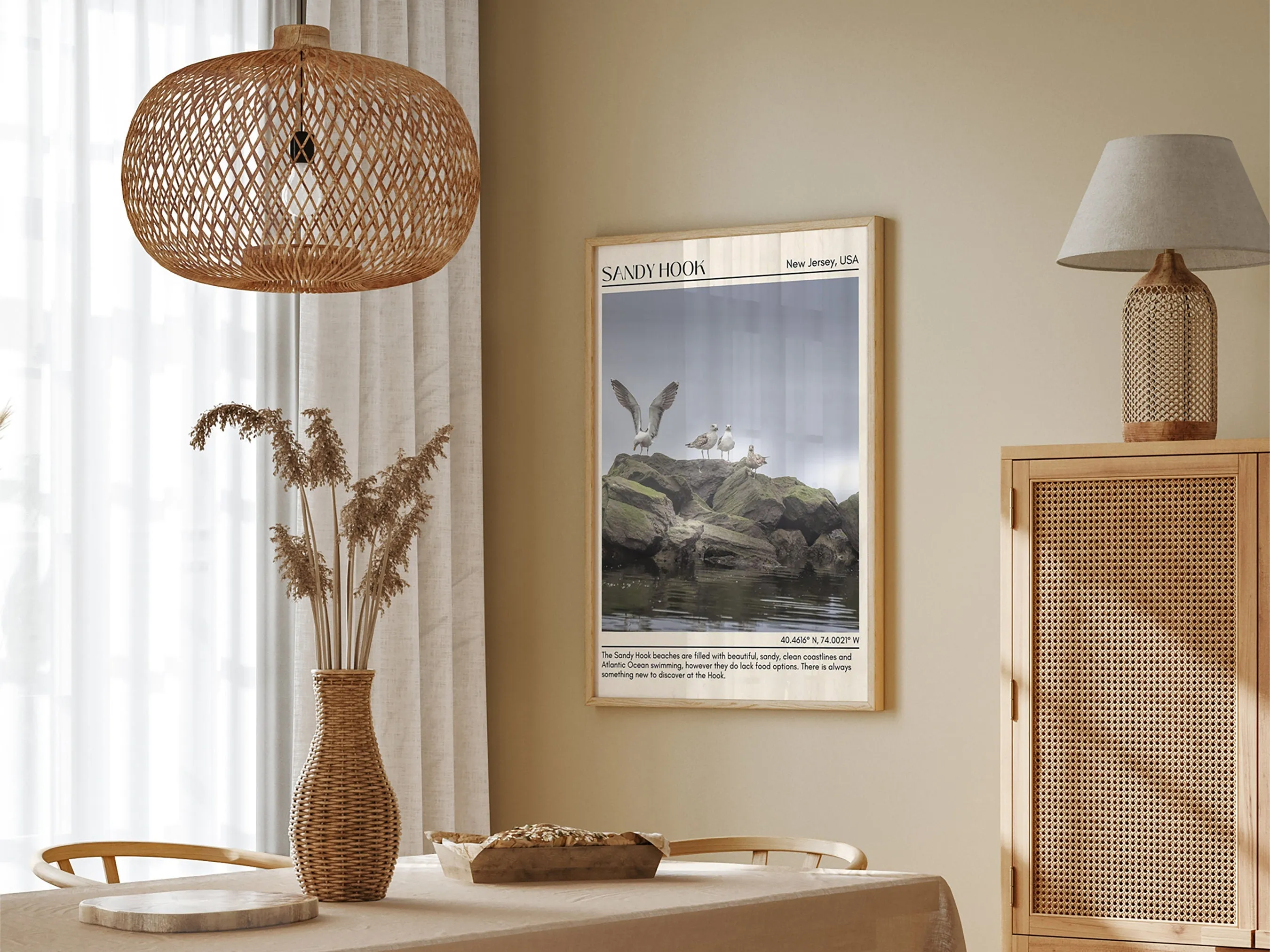 Sandy Hook (Highlands) Wall Canvas, USA