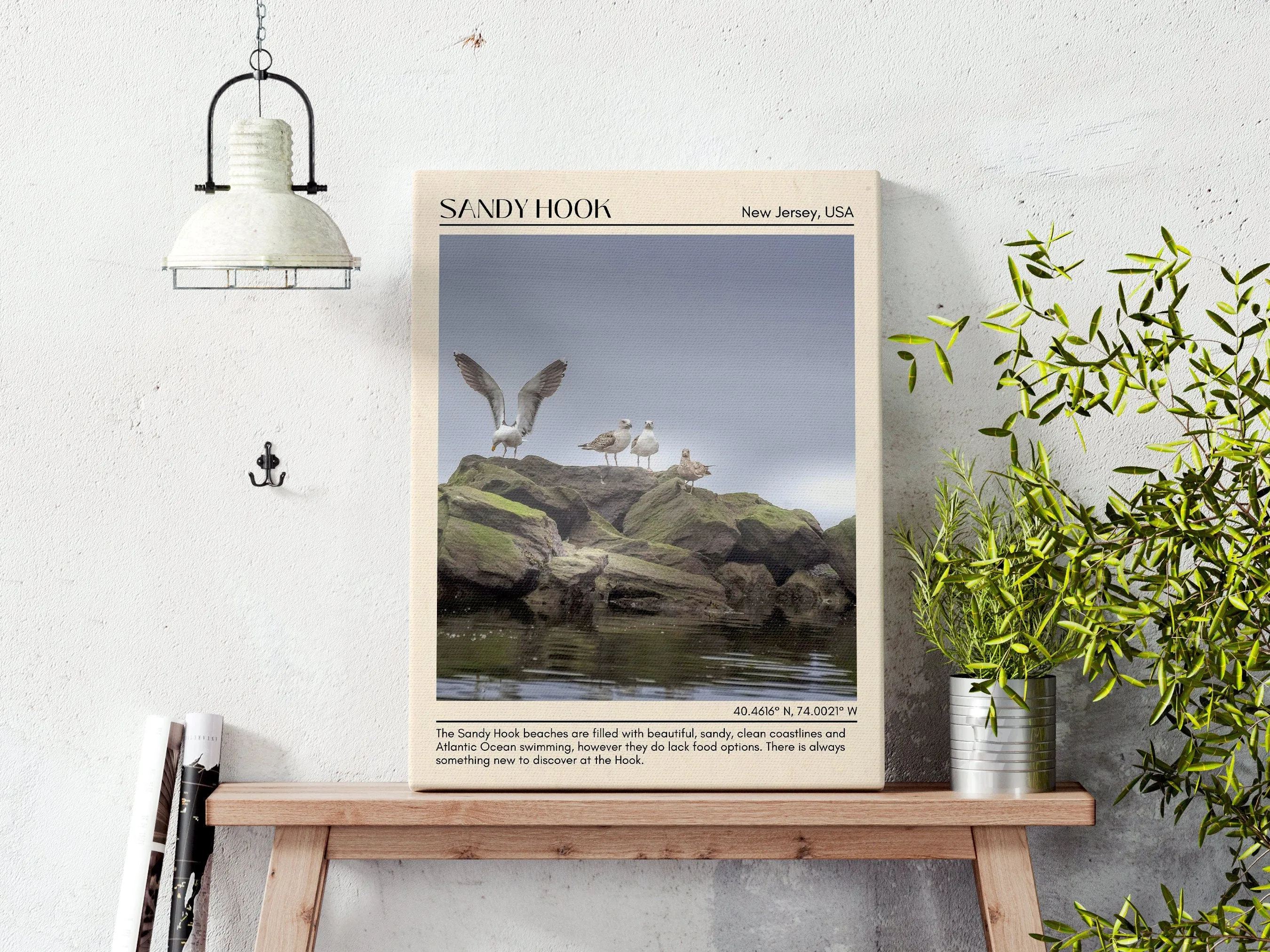 Sandy Hook (Highlands) Wall Canvas, USA