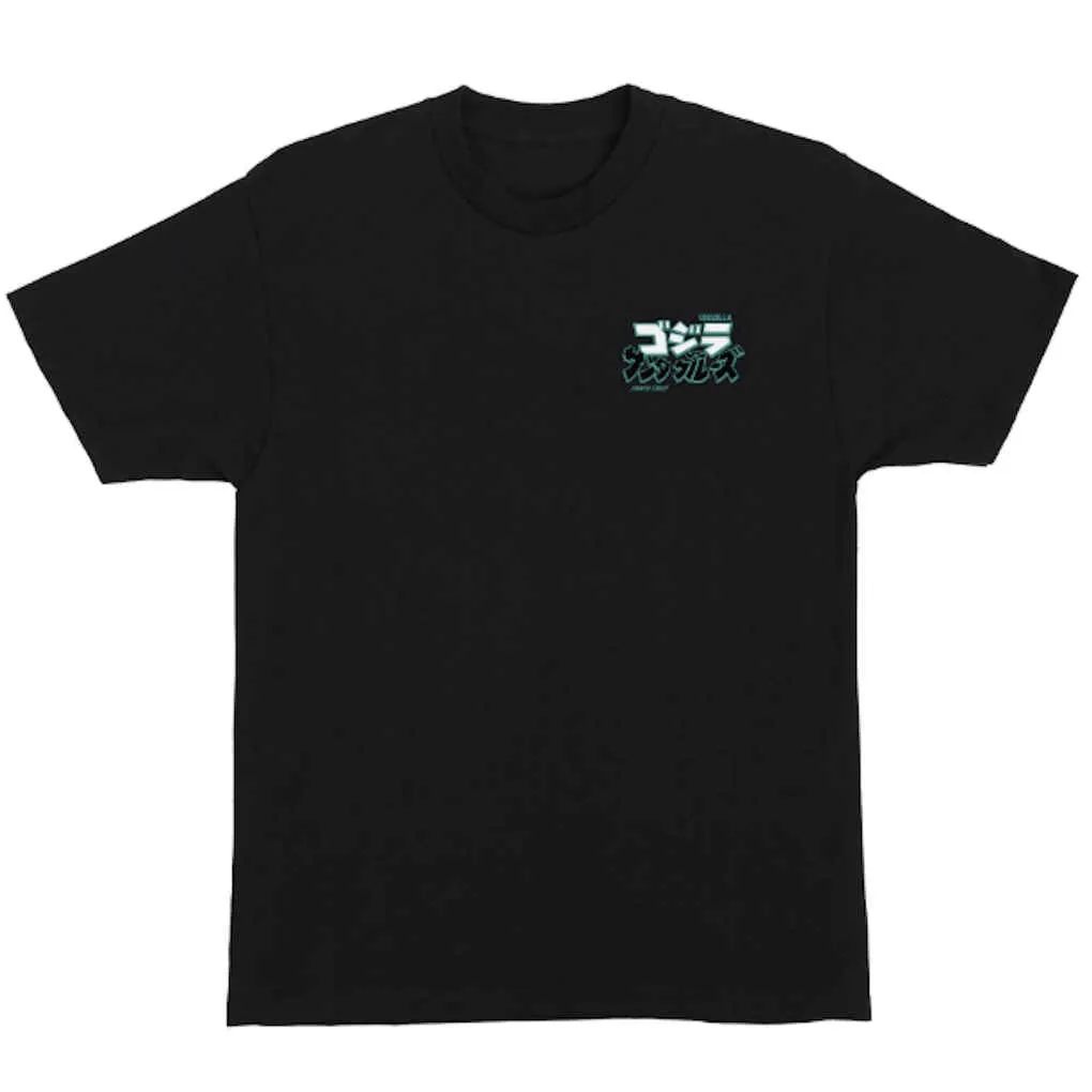 Santa Cruz Godzilla Natas Mothra Tee Black