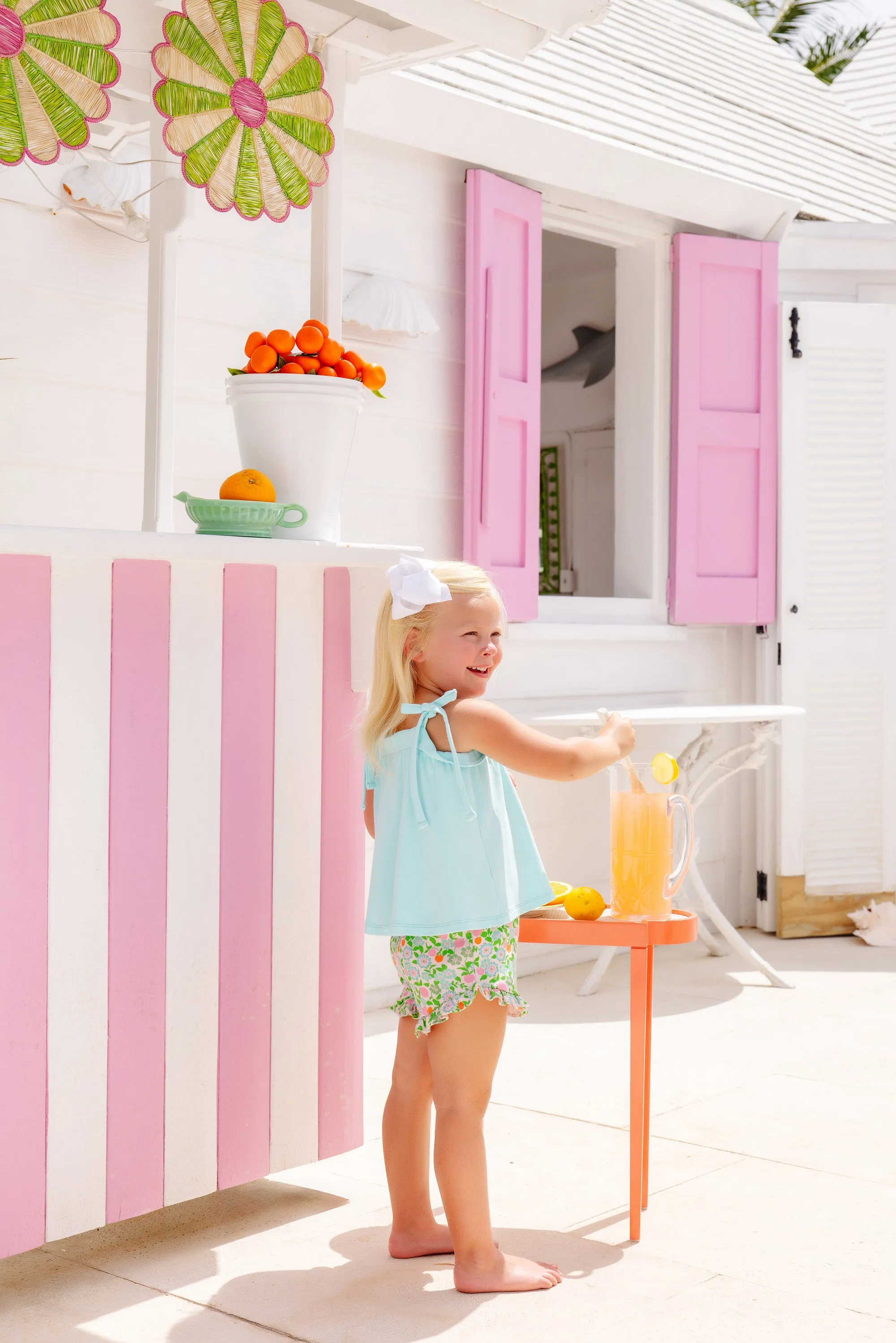 Shelby Anne Shorts - Natchez and Nectarines