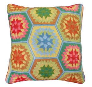 Sherry 20" x 20" Embroidered Pillow