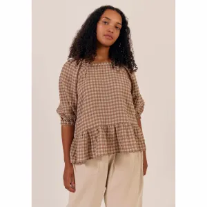 Sideline - Fara top - biscuit check