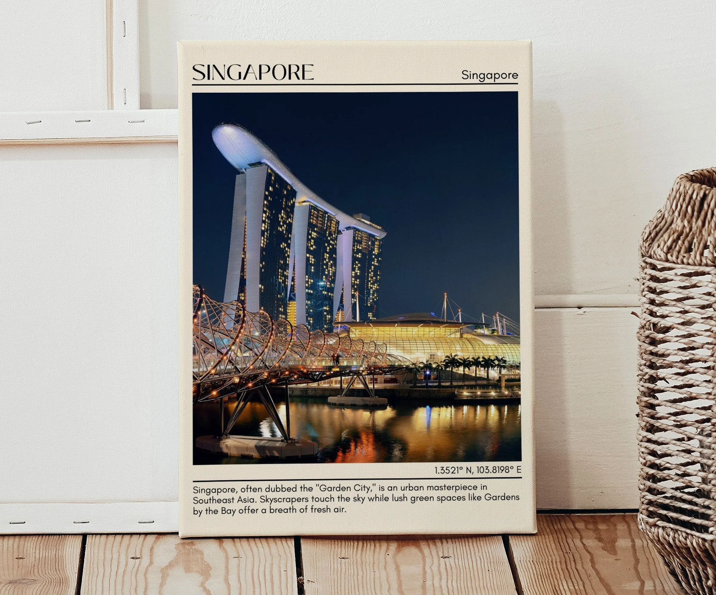 Singapore Minimal Wall Art, Singapore